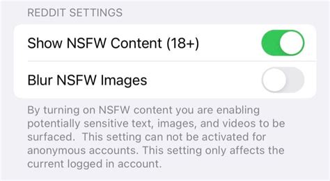 how to turn off nsfw on reddit app iphone|How to Disable NSFW Reddit Content on iPhone or iPad